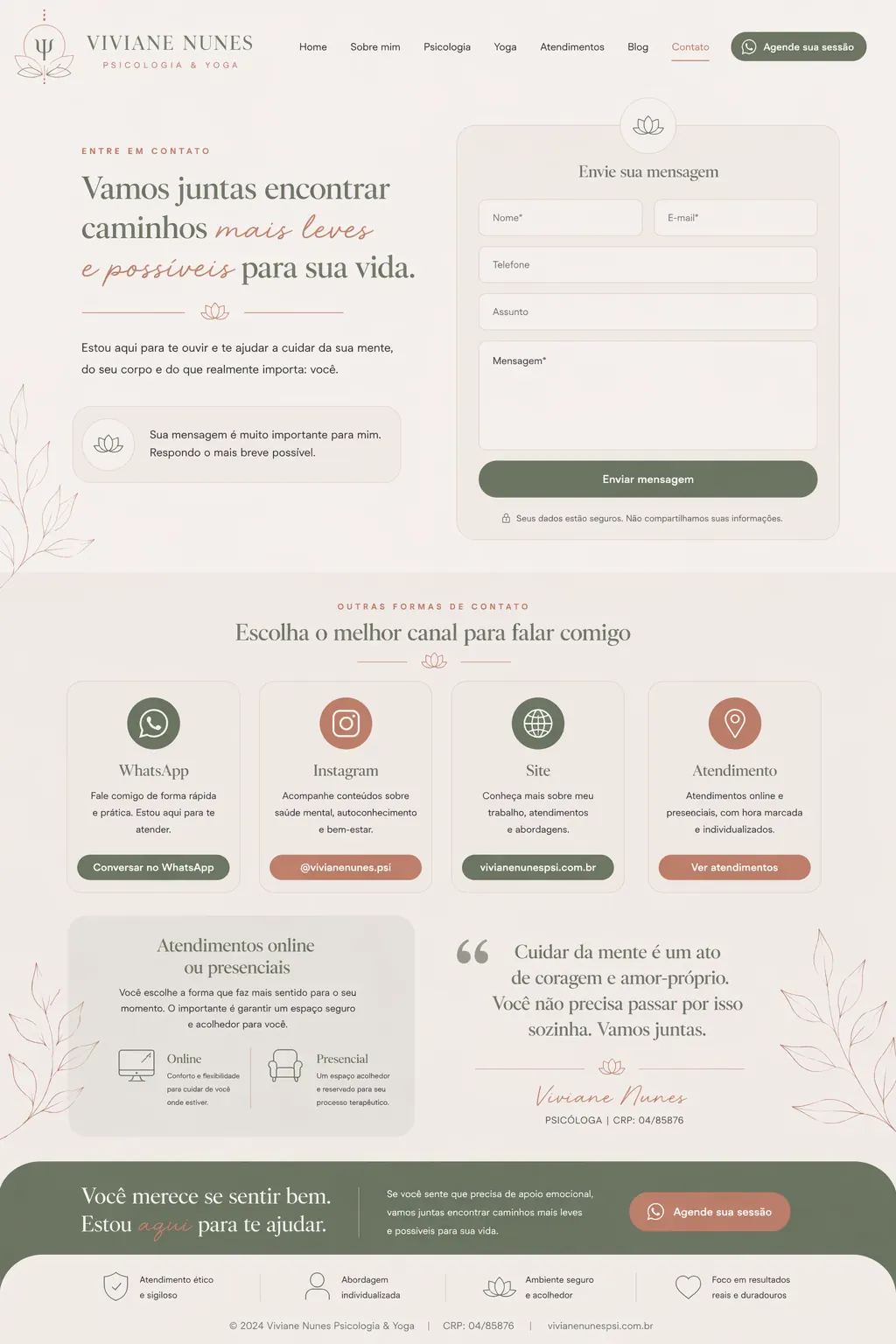 Contato | Viviane Nunes